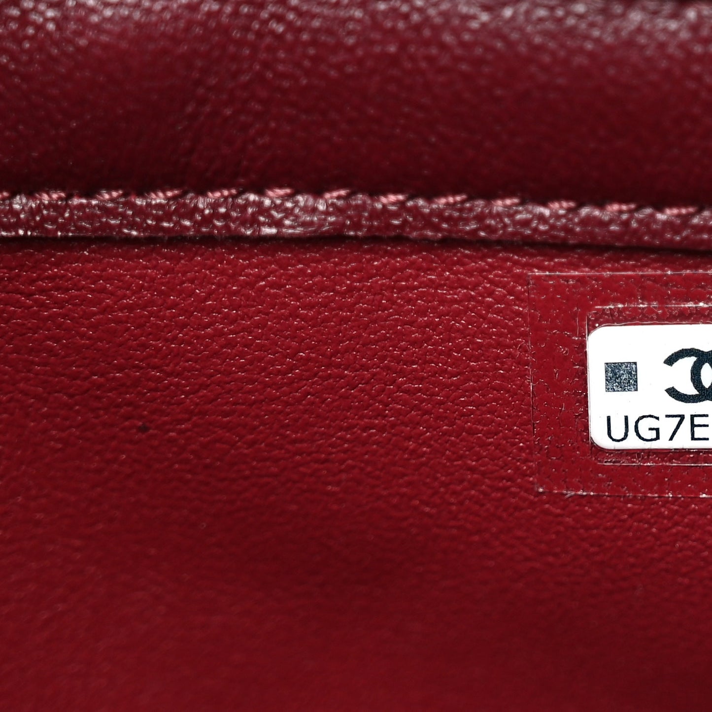 Lambskin Quilted Drawstring Clutch With Strap Dark Burgundy
