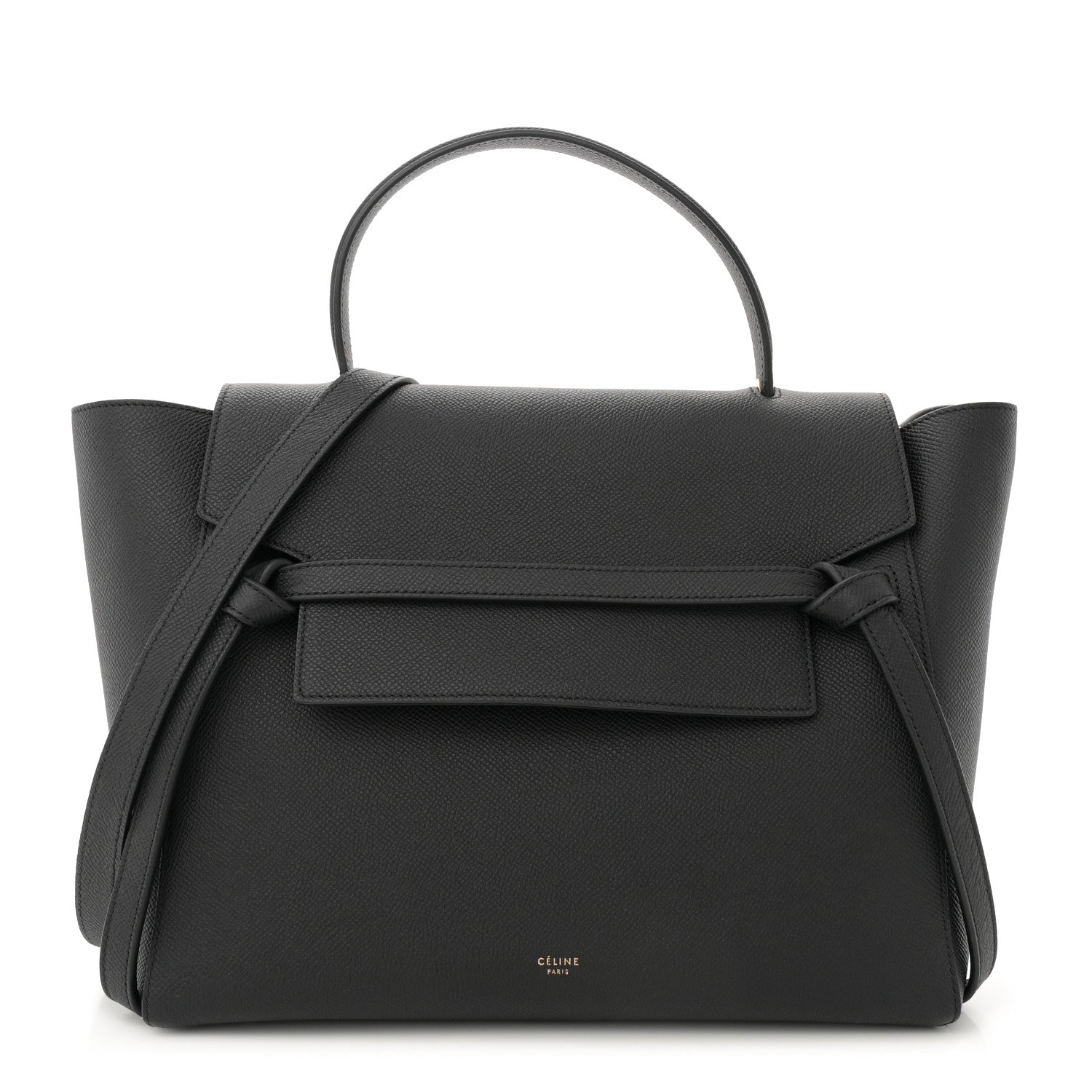 Celine Grained Calfskin Mini Belt Bag Black 1 of 10