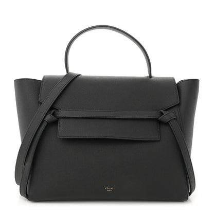Celine Grained Calfskin Mini Belt Bag Black 1 of 10
