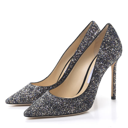 Jimmy Choo Coarse Glitter Romy 100 Pumps 38 Multicolor 3 of 8