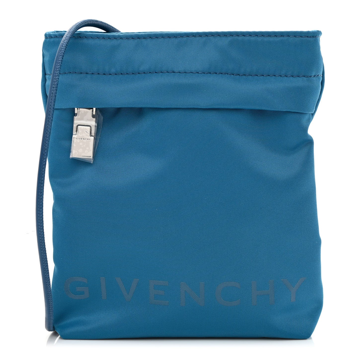 Nylon Crossbody Phone Pouch Dark Blue