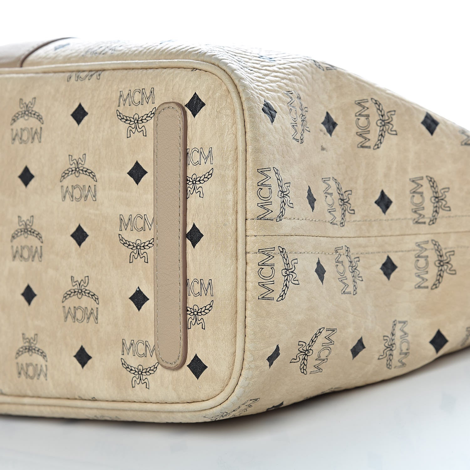 MCM Visetos Medium Liz Reversible Shopper Tote Beige 13 of 24