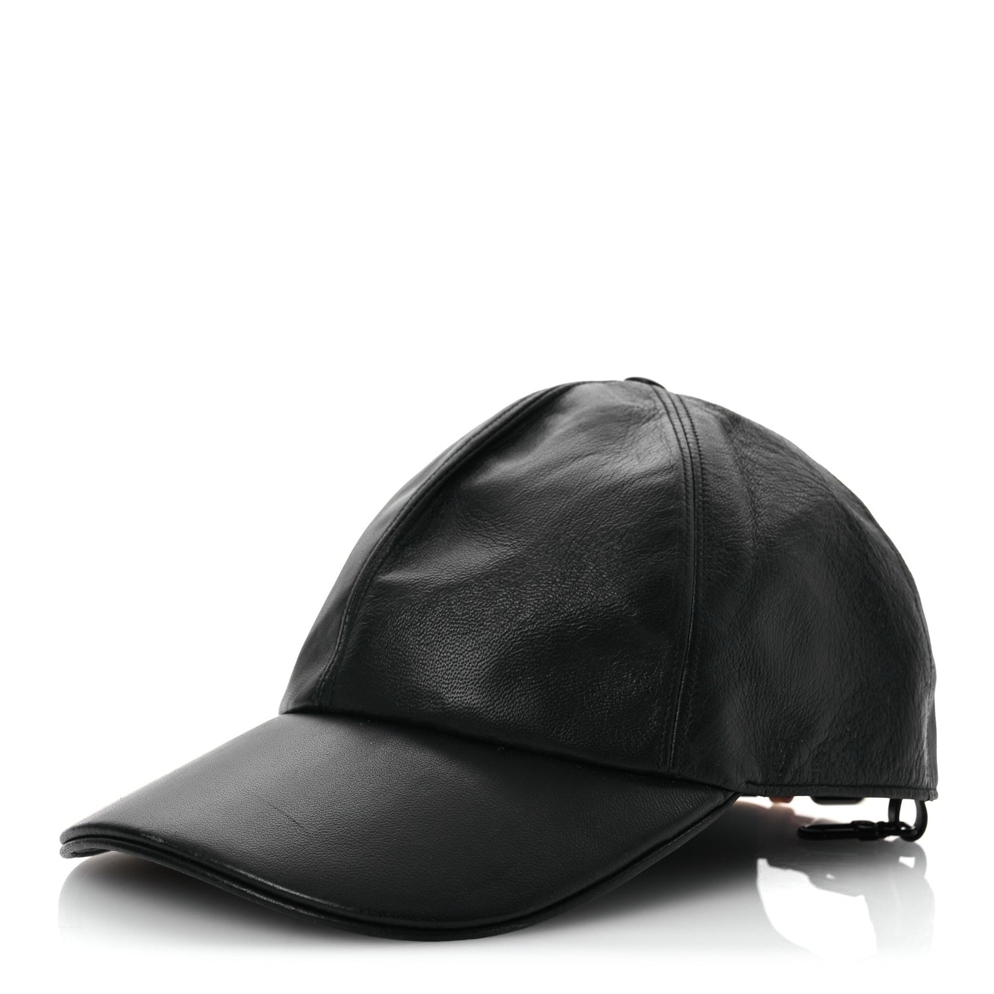 Lambskin LV Staples Baseball Cap 59 Black
