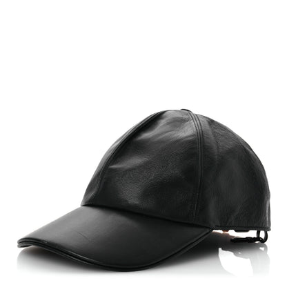 Louis Vuitton Lambskin LV Staples Baseball Cap 59 Black 1 of 10
