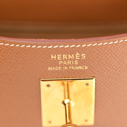 Hermes Courchevel Kelly Retourne 35 Gold 6 of 14
