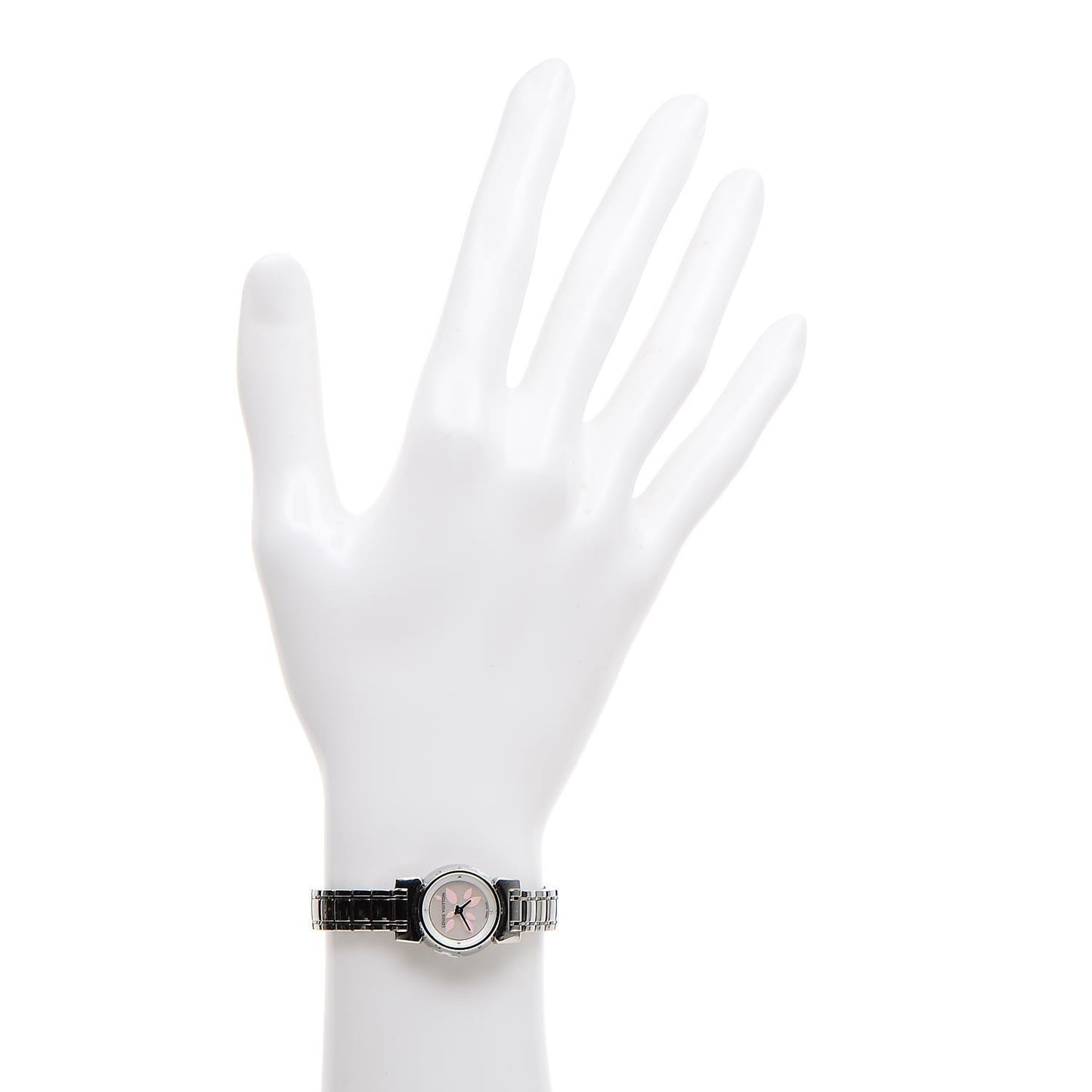 Stainless Steel Mother of Pearl 18mm Tambour Bijou Quartz Watch