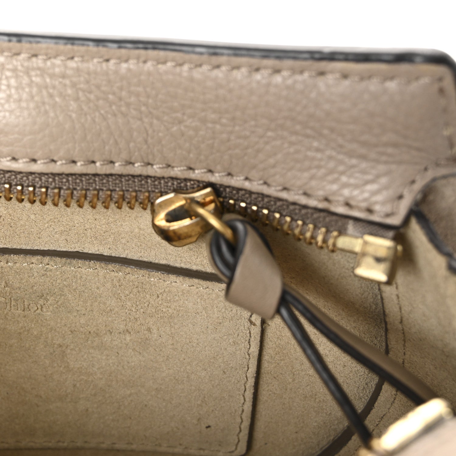 Chloe Calfskin Suede Mini Pixie Signature Belt Bag Motty Grey 12 of 12