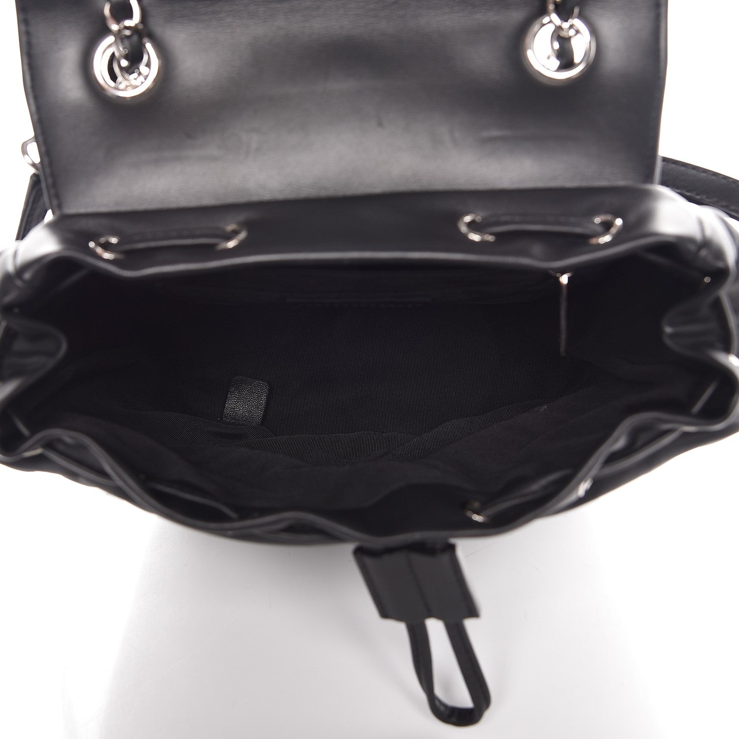 Chanel Lambskin Chevron Quilted Small Urban Spirit Backpack Black 5 of 7