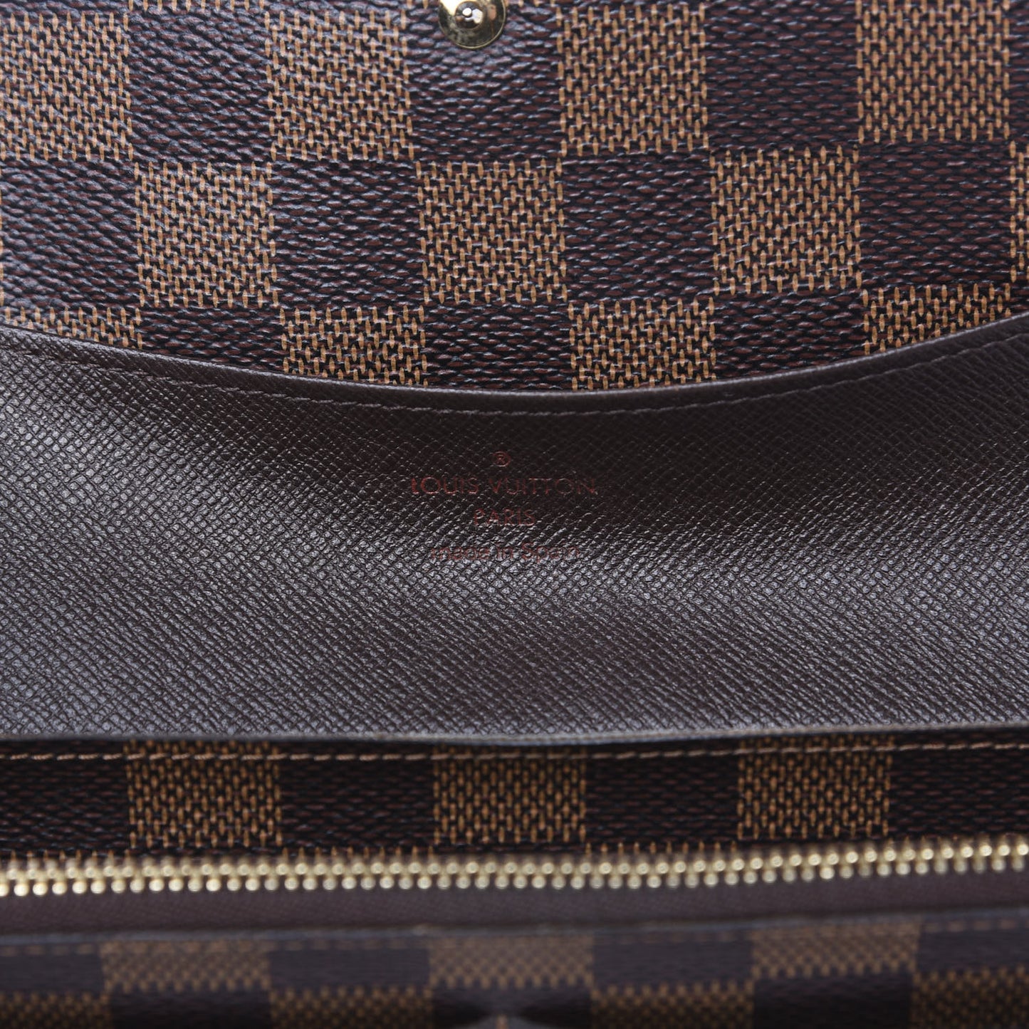 Damier Ebene Emilie Wallet