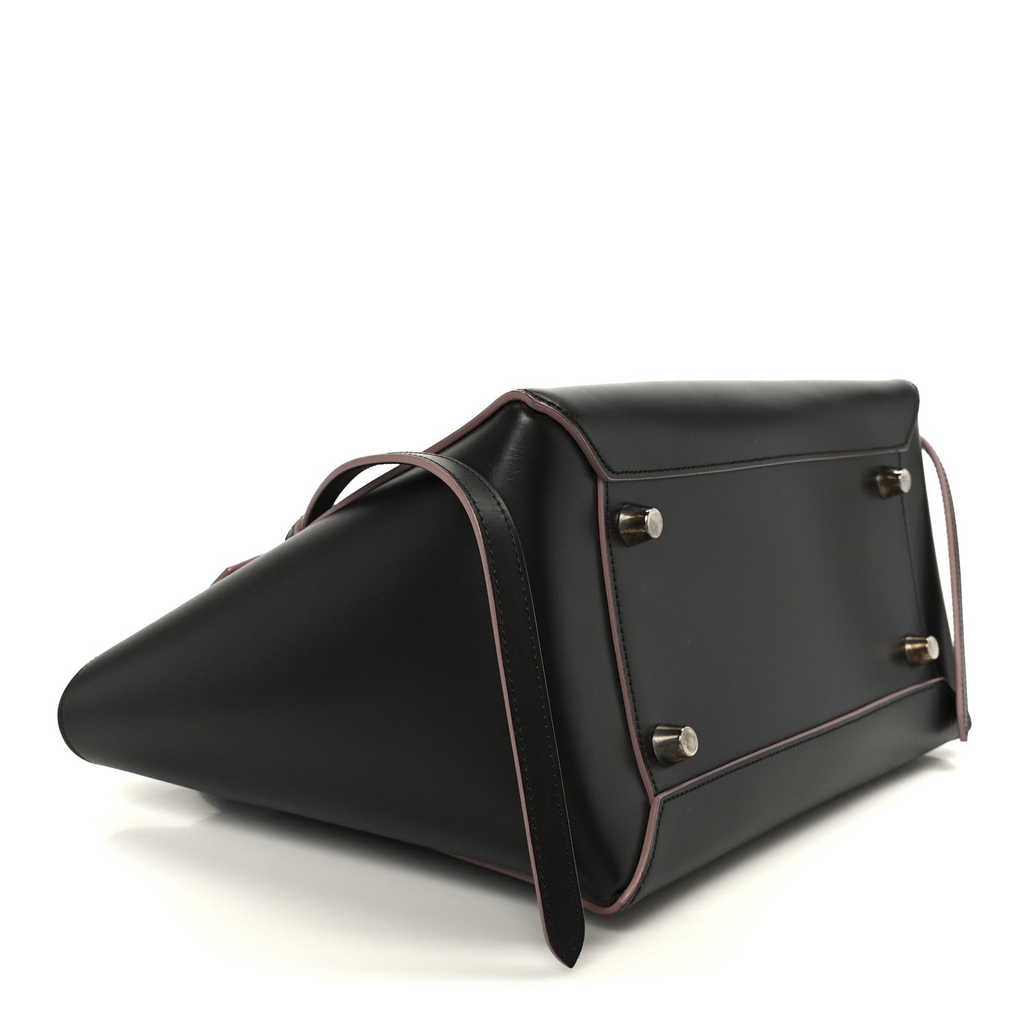 Celine Smooth Calfskin Mini Belt Bag Dark Grey Pink 1861959