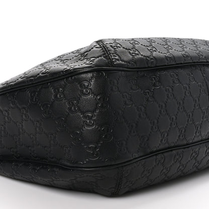 Gucci Guccissima Large New Ladies Web Hobo Black 9 of 12