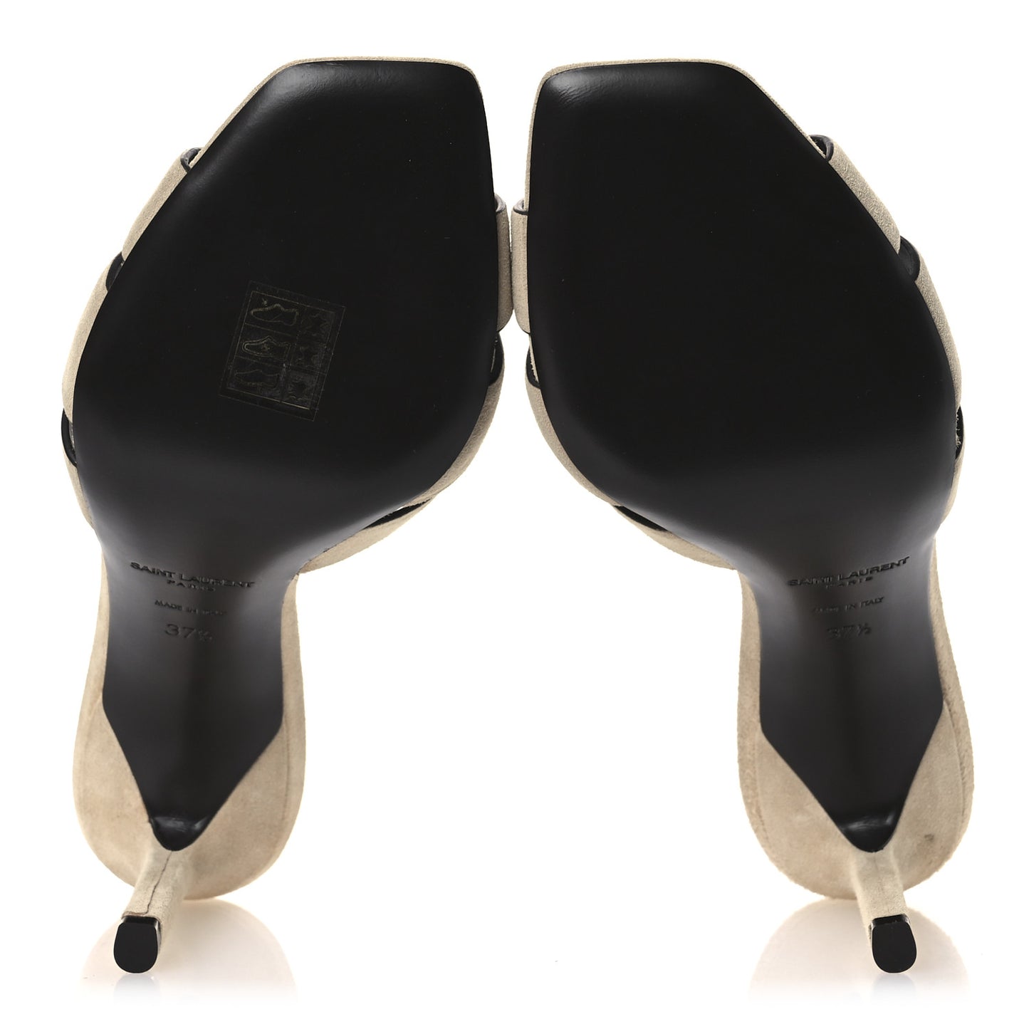 Suede Tribute 85 Slide Sandals 37.5 Sand