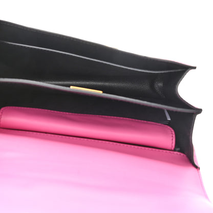 Prada City Calf Saffiano Cahier Bag Geranio Black 5 of 11