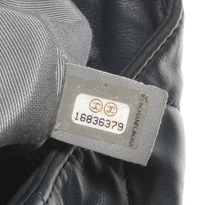 Chanel Calfskin Coco Pleats Hobo Marine Fonce 7 of 8