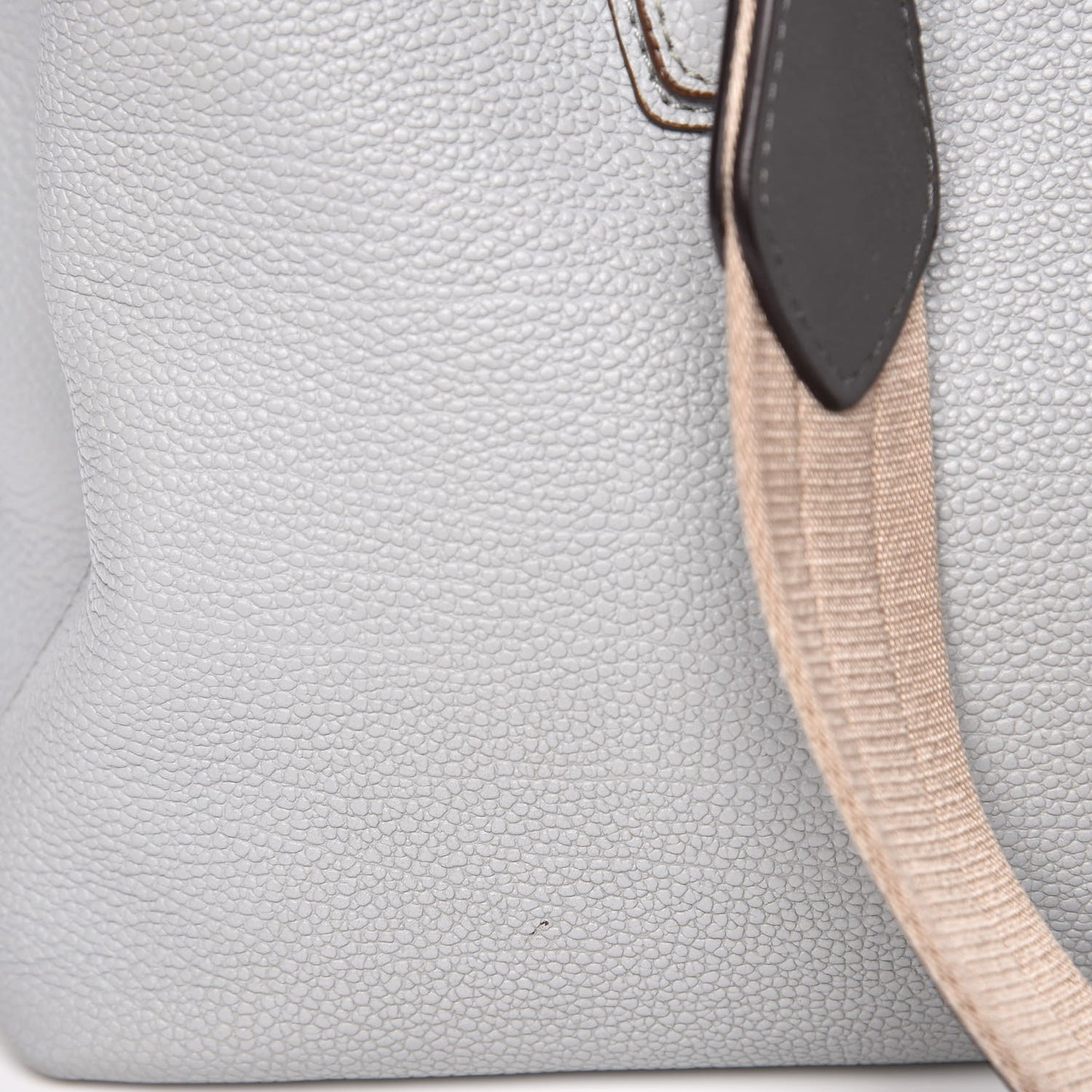 Grained Calfskin Medium Milla Tote Concrete Grey