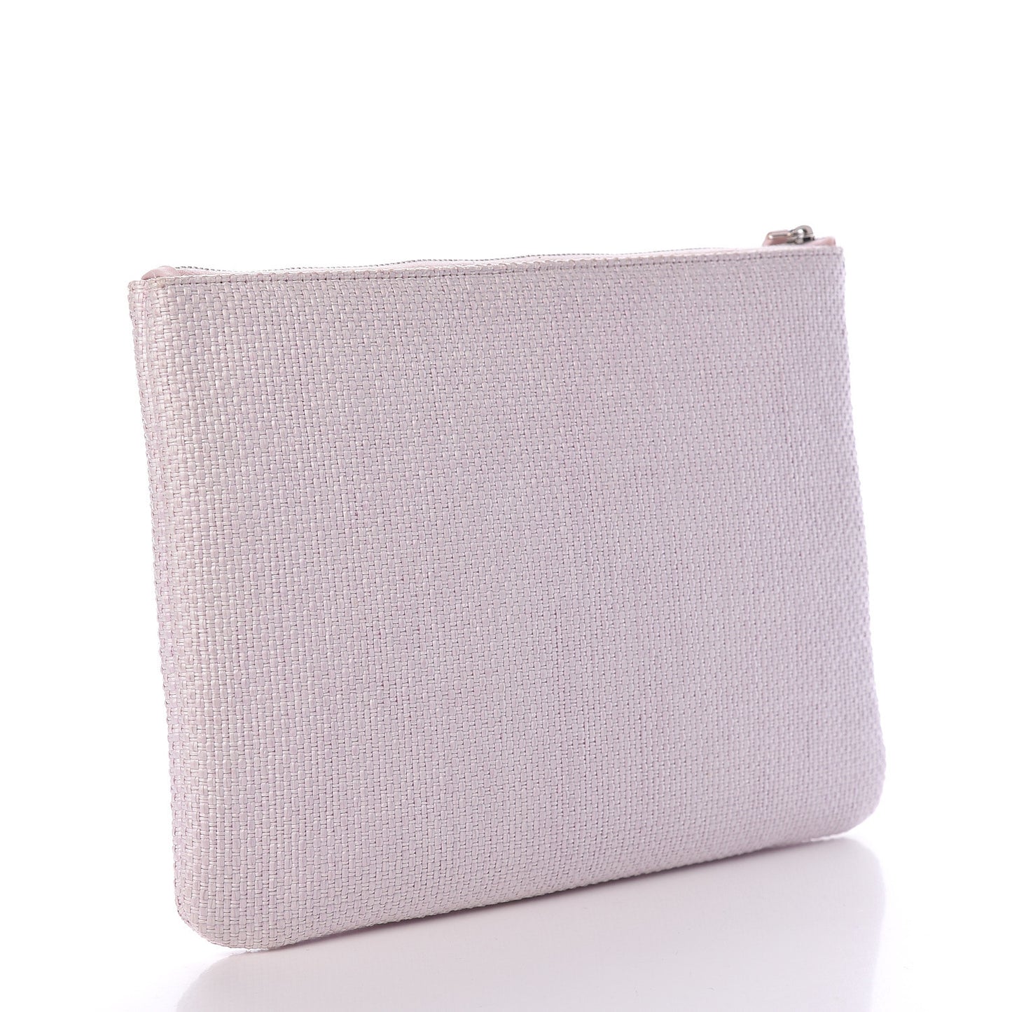 Lurex Canvas Medium Deauville Cosmetic Pouch Pink