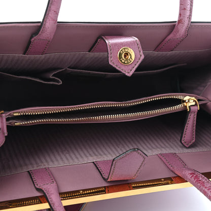 Fendi Vitello Elite Flamingo Regular 2Jours Tote Lilla Glicine 4 of 5