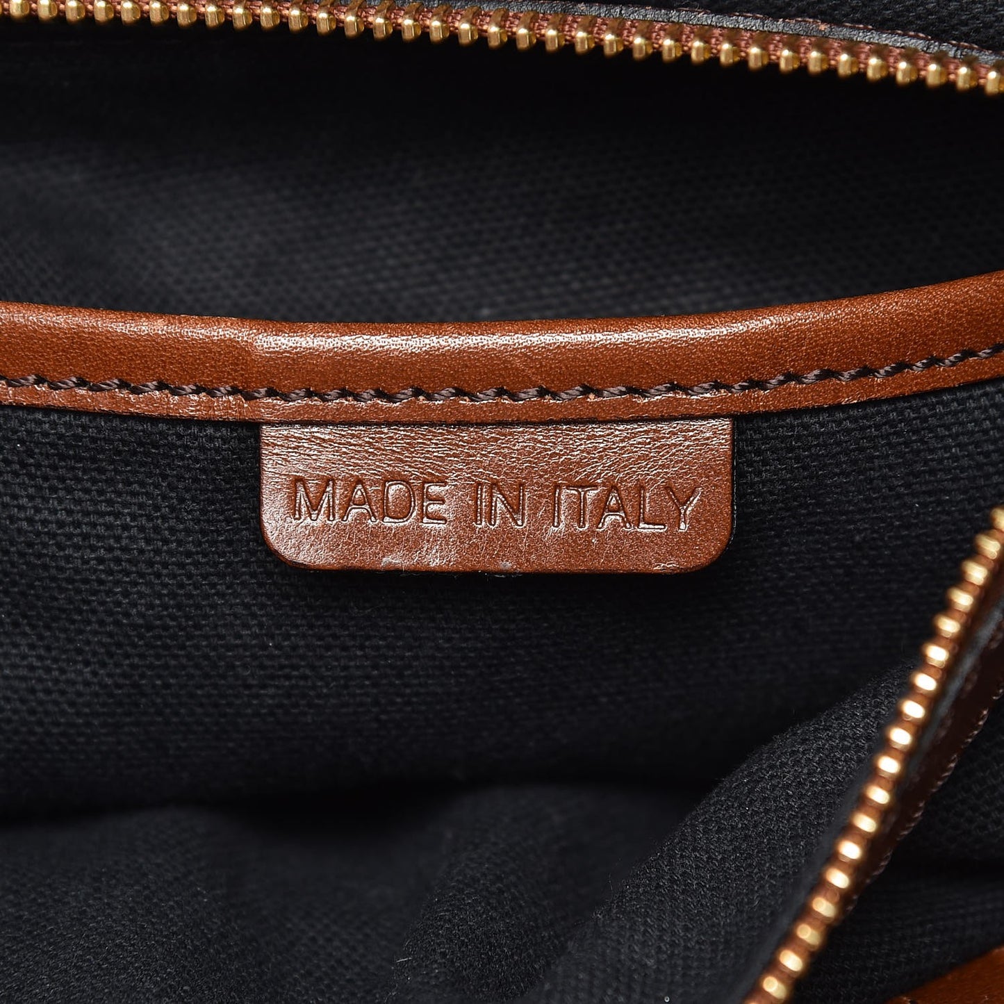 House Check Bridle Calfskin Medium Gosford Hobo Dark Tan