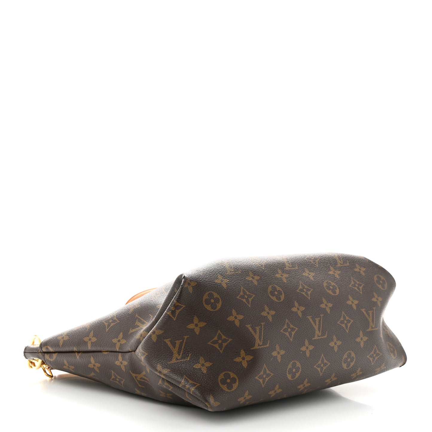 Monogram Flower Zipped Tote MM Beige