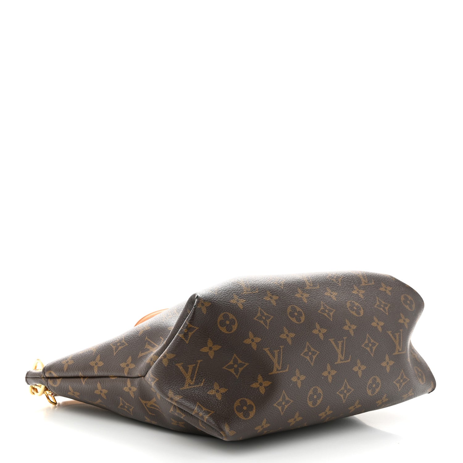 Louis Vuitton Monogram Flower Zipped Tote MM Beige 4 of 16