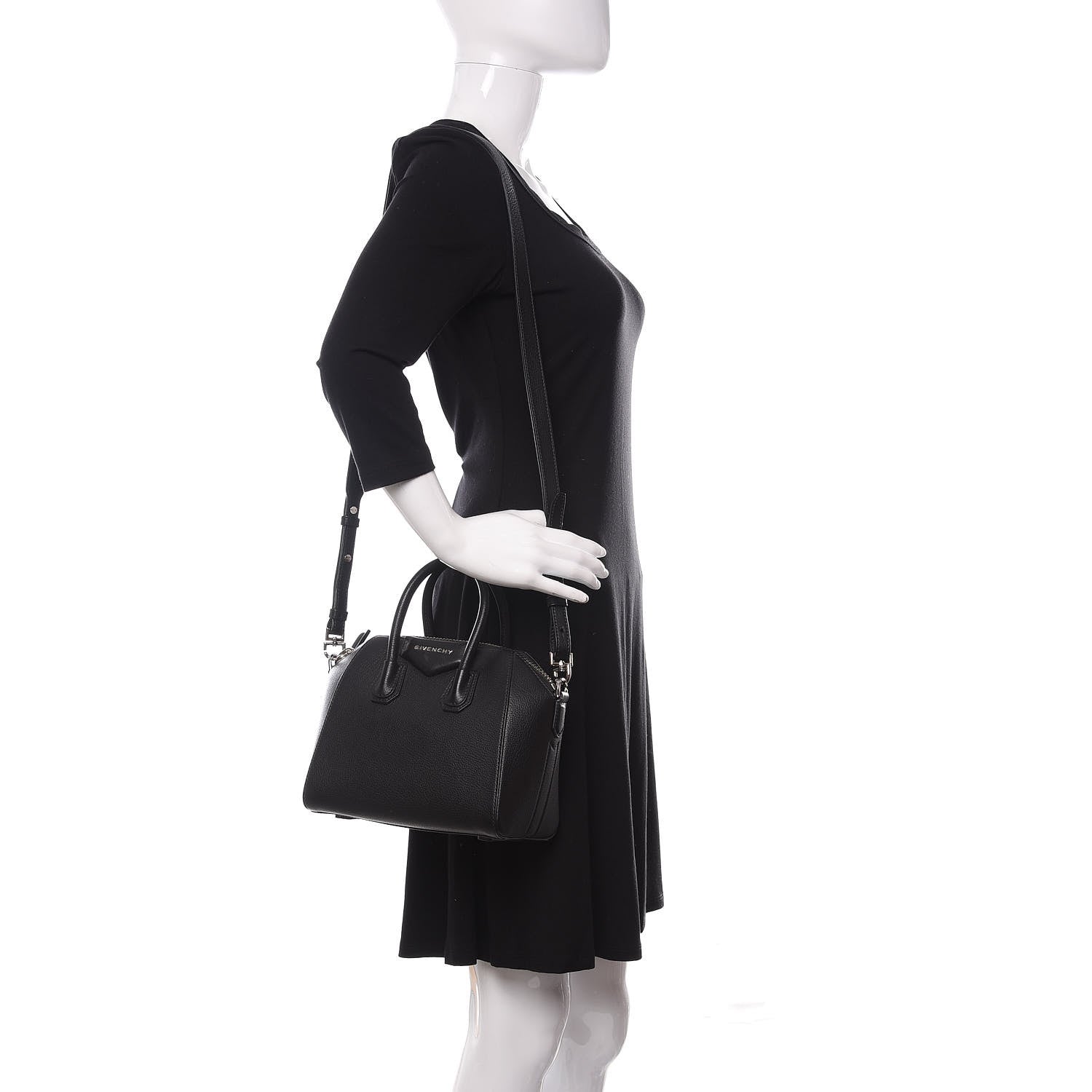 Givenchy Sugar Goatskin Mini Antigona Black 2 of 10