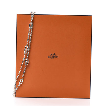 Hermes Sterling Silver Farandole Necklace 120 5 of 5