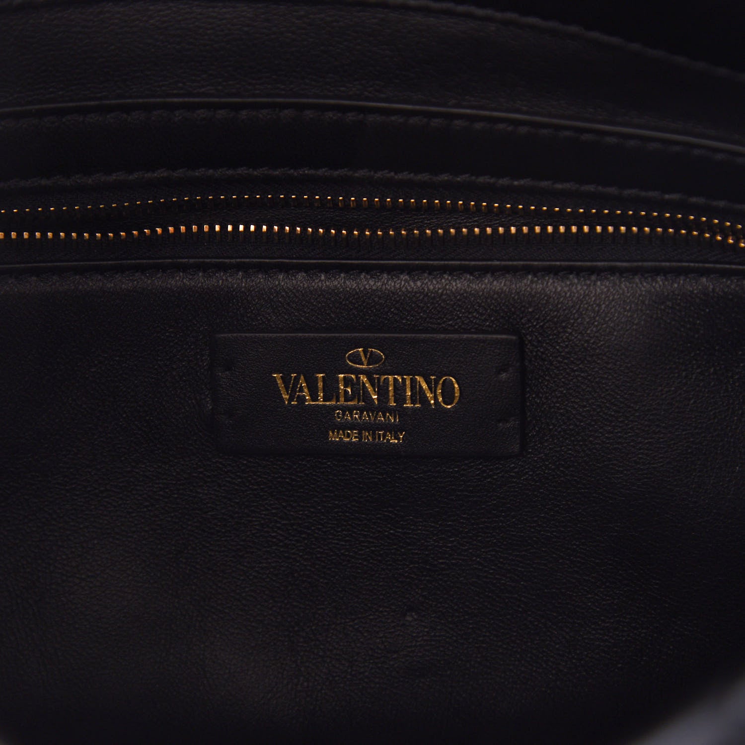 Valentino Garavani Nappa Large Roman Stud Shoulder Bag Black 6 of 9
