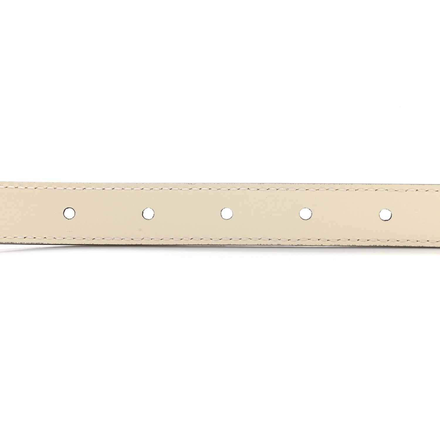 Gucci Calfskin Double G 20mm Belt 75 30 Mystic White 4 of 6