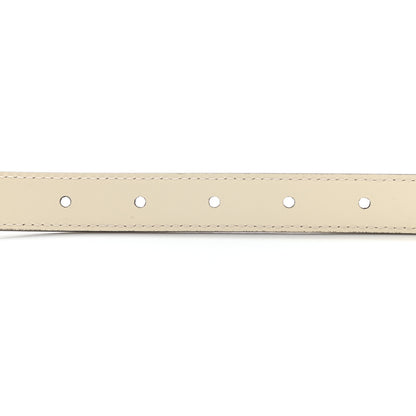 Gucci Calfskin Double G 20mm Belt 75 30 Mystic White 4 of 6