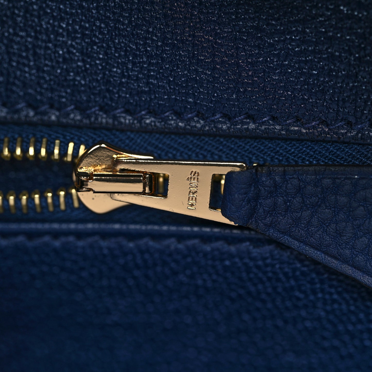 Togo Birkin 30 Bleu Saphir