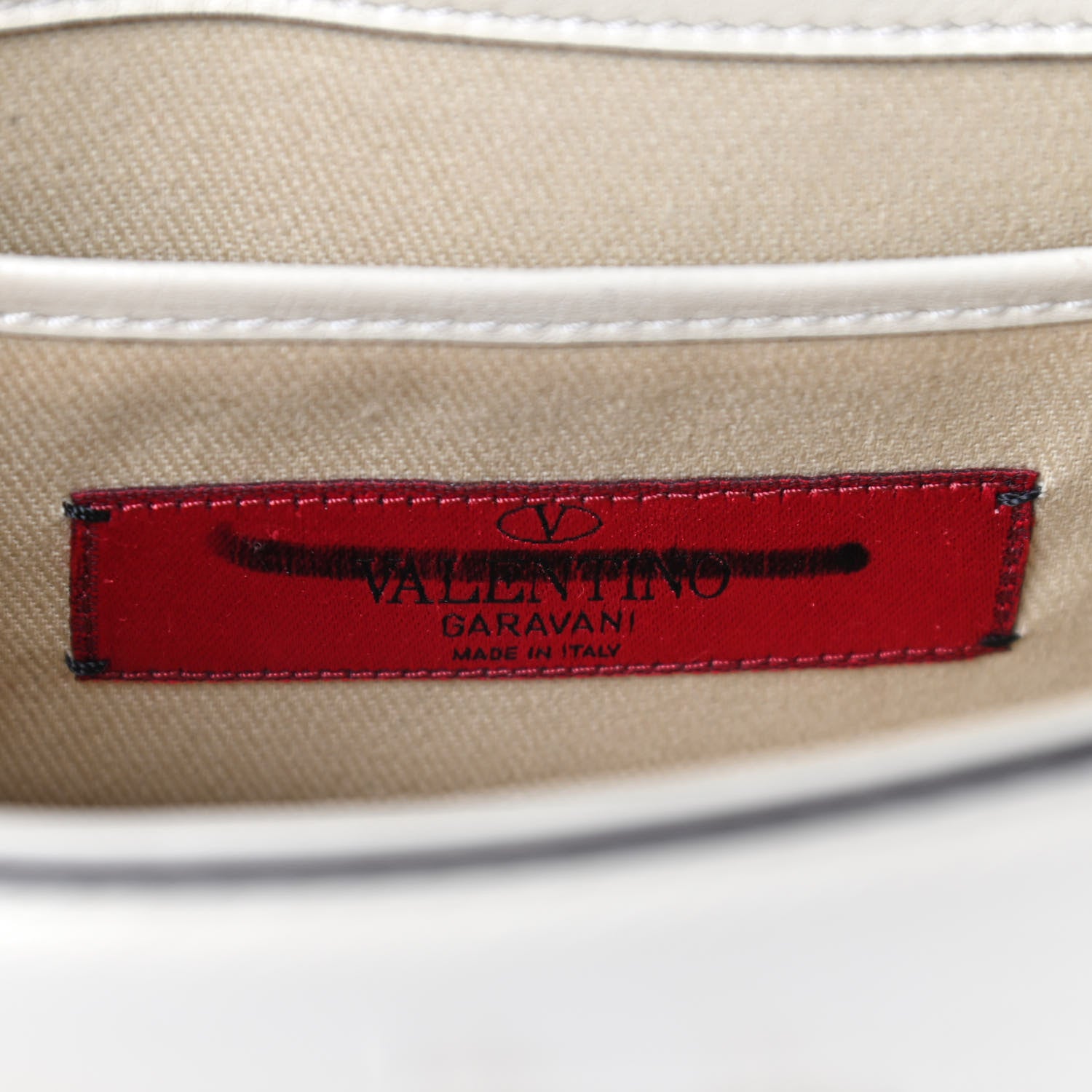 Valentino Garavani Vitello Mini Glam Lock Rockstud Flap White 8 of 8
