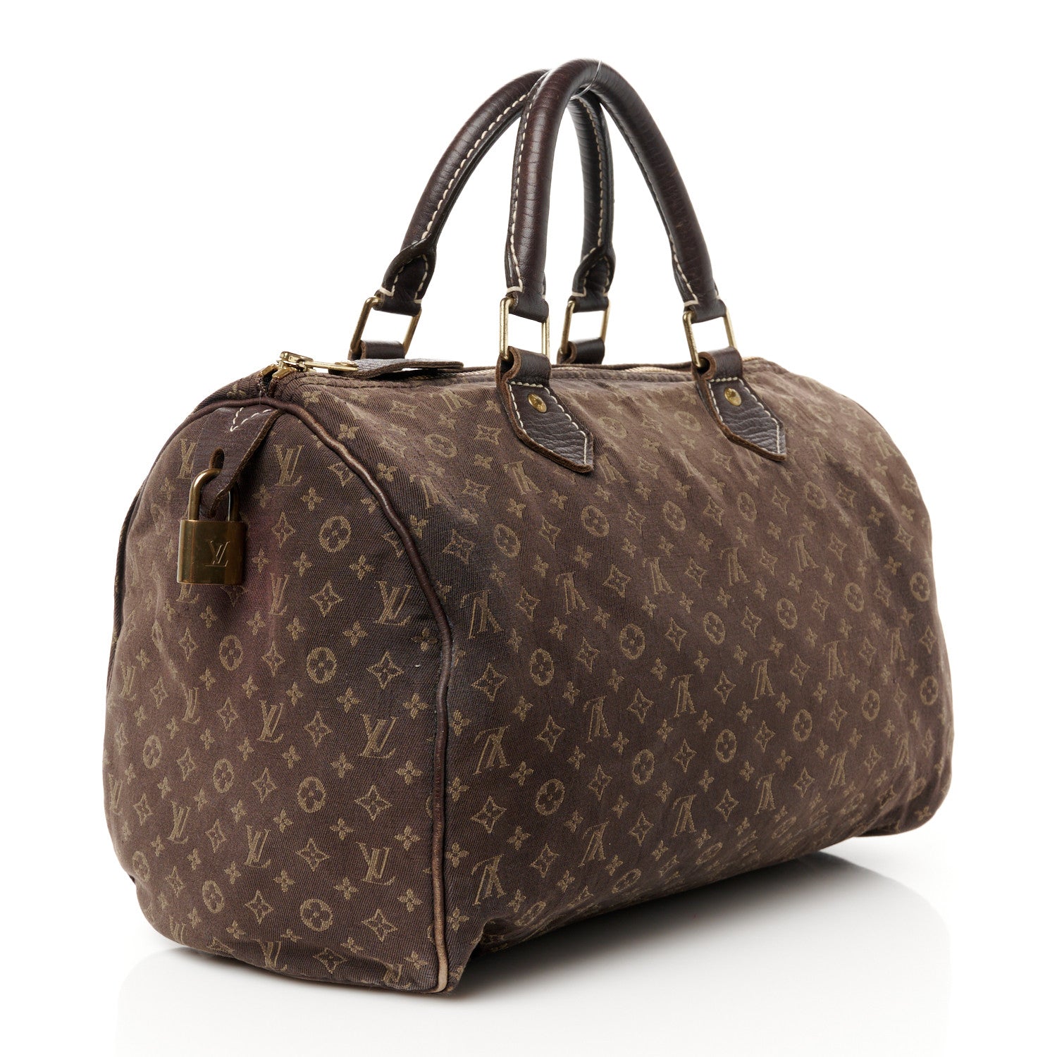 Louis Vuitton Mini Lin Speedy 30 Ebene 3 of 12