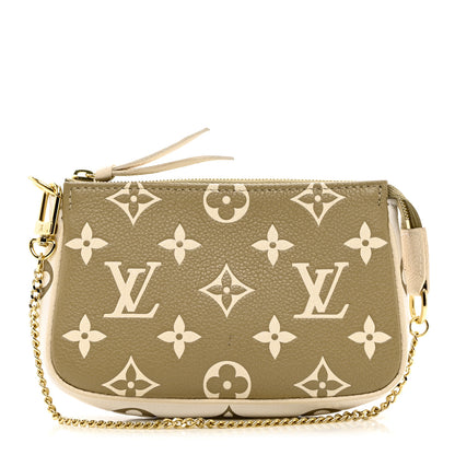 Louis Vuitton Empreinte Spring in the City Mini Pochette Accessories Kaki Beige Cream 1 of 5
