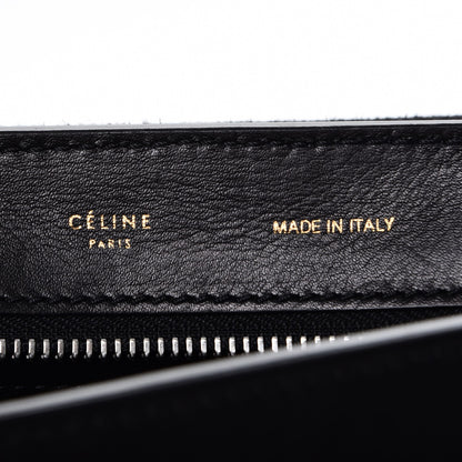 Celine Velluto Calfskin Suede Medium Tri-Color Trapeze Granite 13 of 14