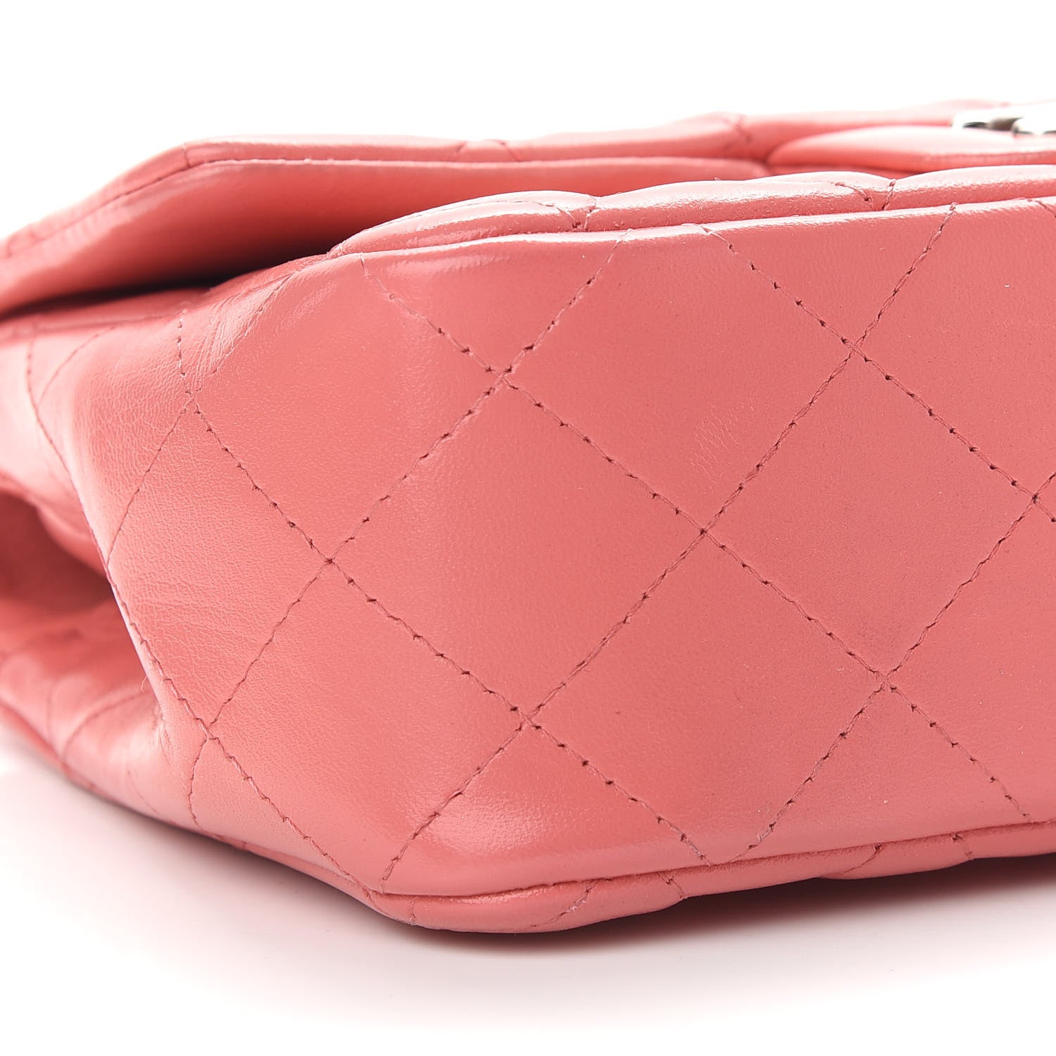 Chanel Lambskin Quilted Mini Rectangular Flap Pink 8 of 10