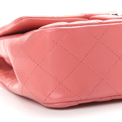 Chanel Lambskin Quilted Mini Rectangular Flap Pink 8 of 10