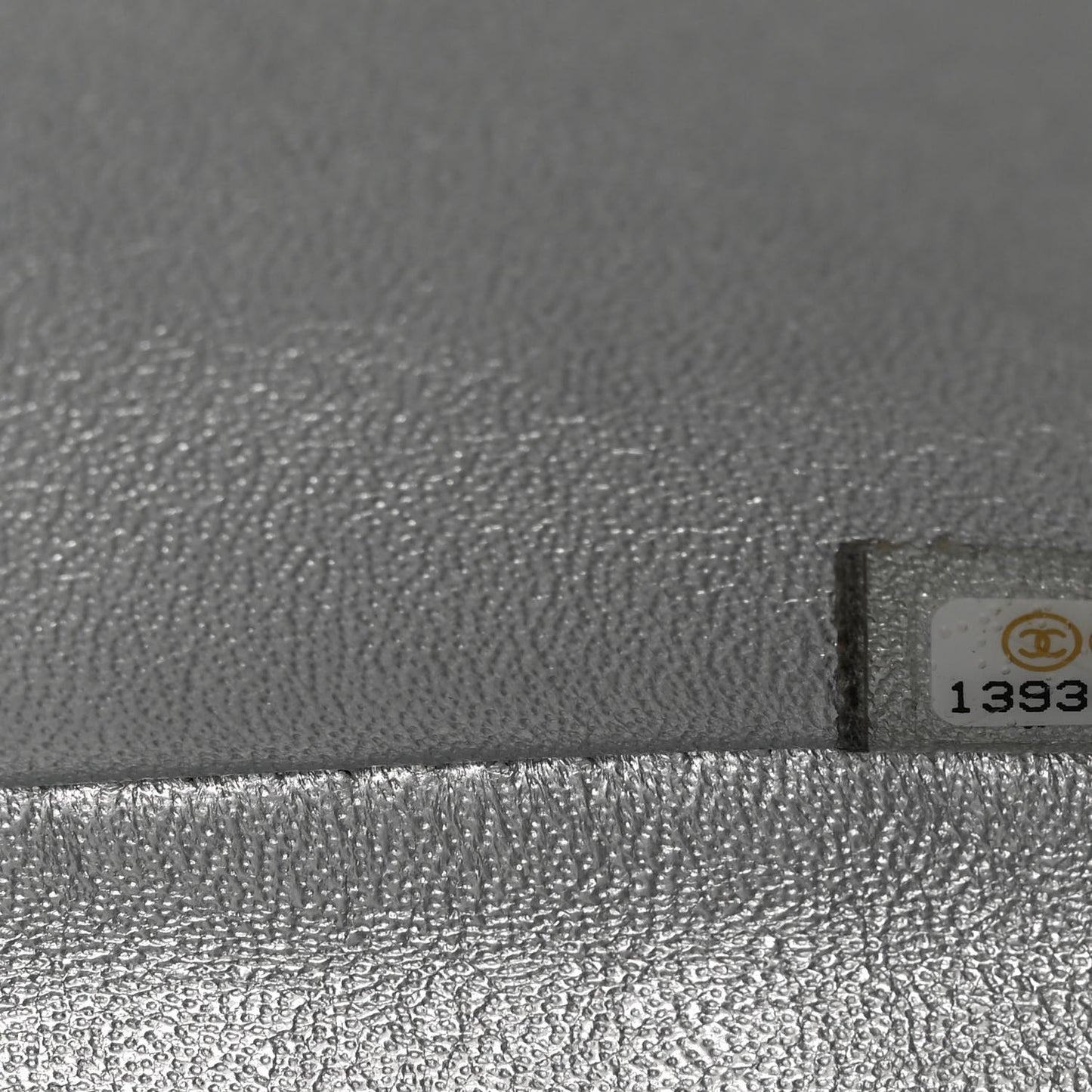 Metallic Lambskin Quilted Jumbo Single Flap Silver