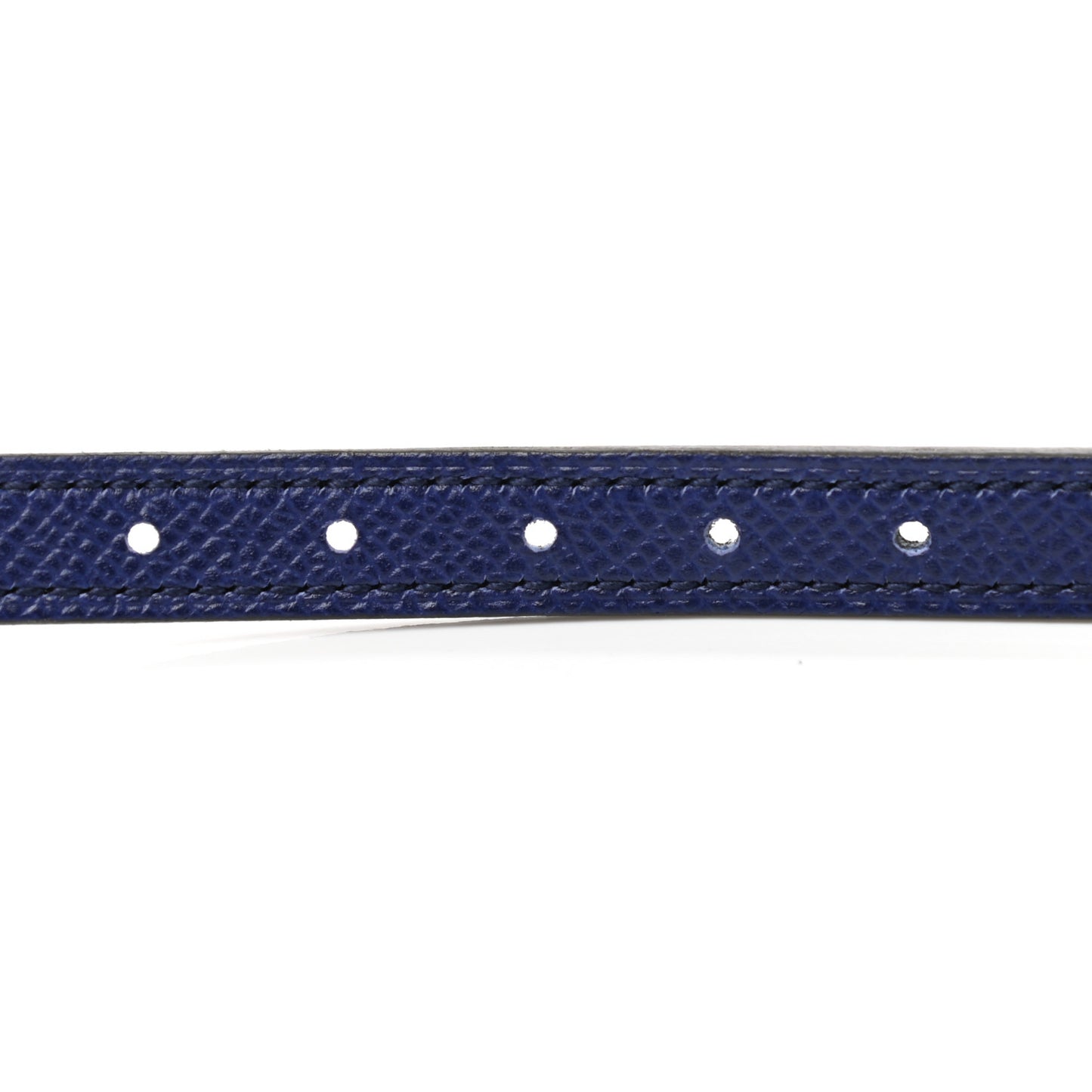 Swift Epsom 13mm Belt Strap 70 Bleu Saphir Black