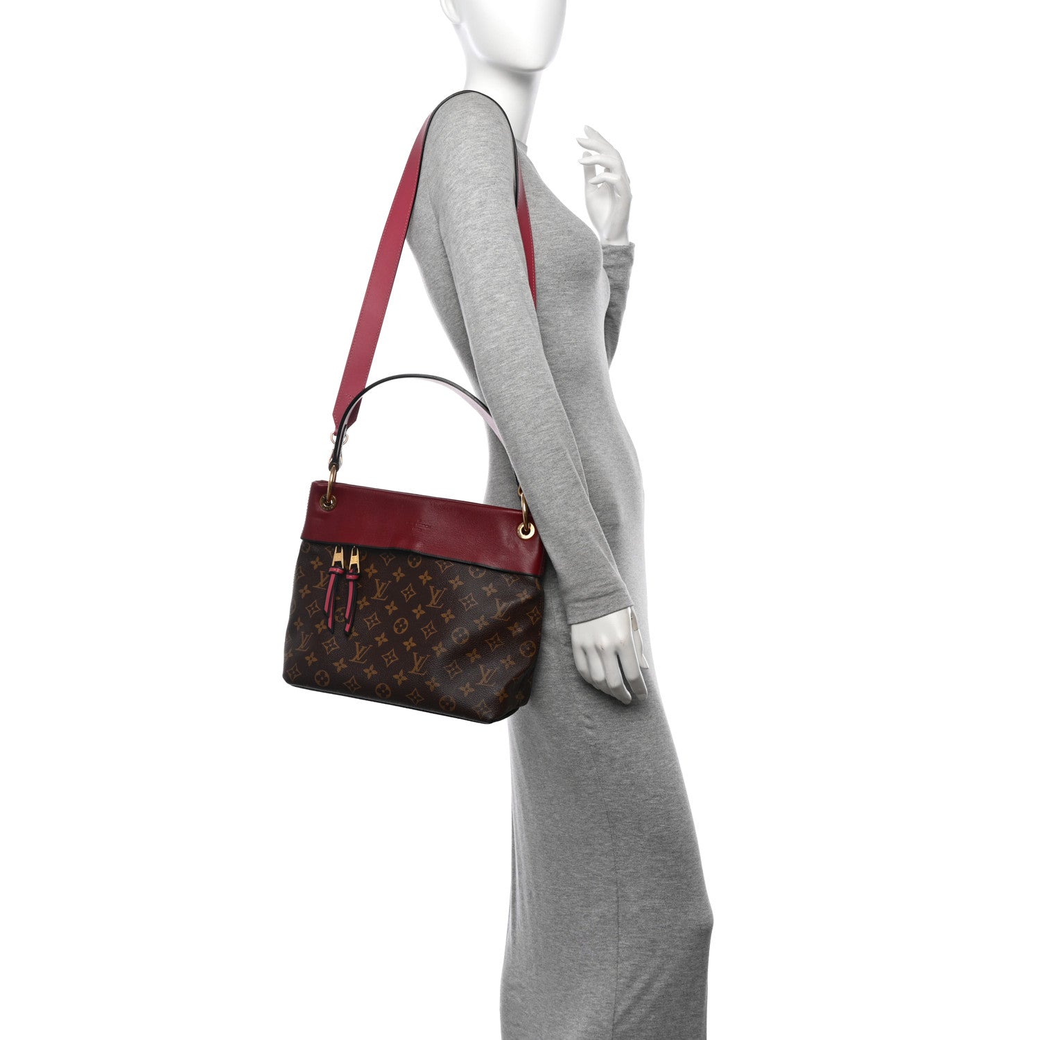 Louis Vuitton Monogram Tuileries Besace Rose Bruyere 2 of 10