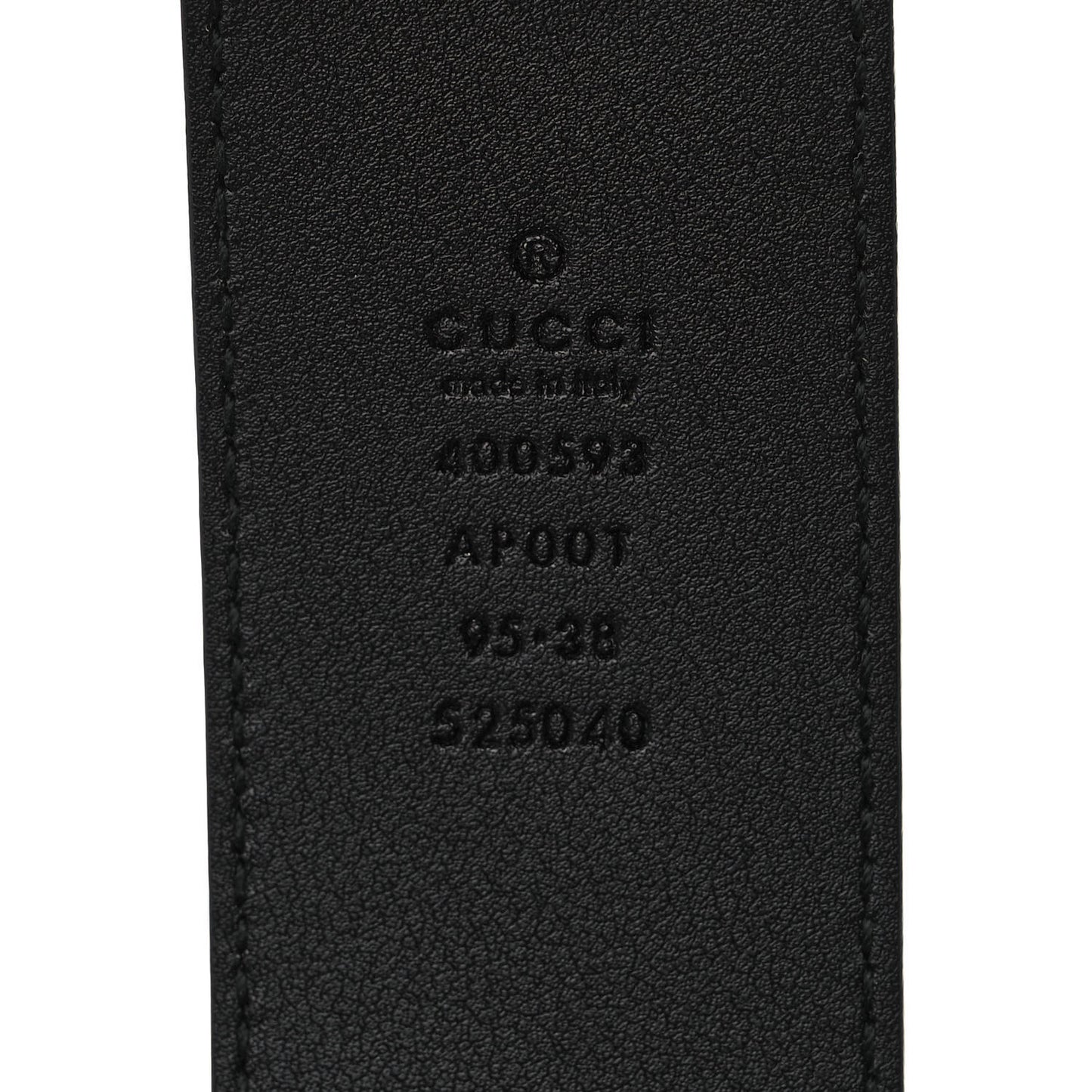 Calfskin Double G 40mm Belt 95 38 Black