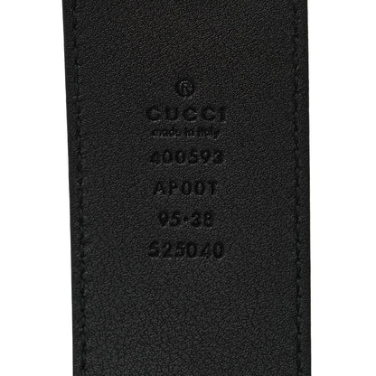 Gucci Calfskin Double G 40mm Belt 95 38 Black 3 of 6