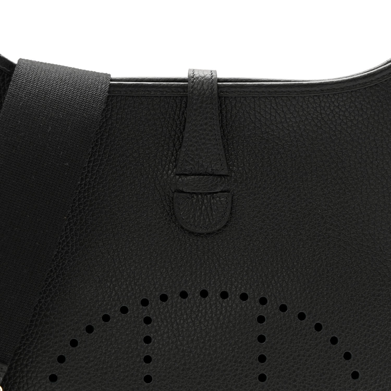 Hermes Taurillon Clemence EVELYNE III PM Black 8 of 11