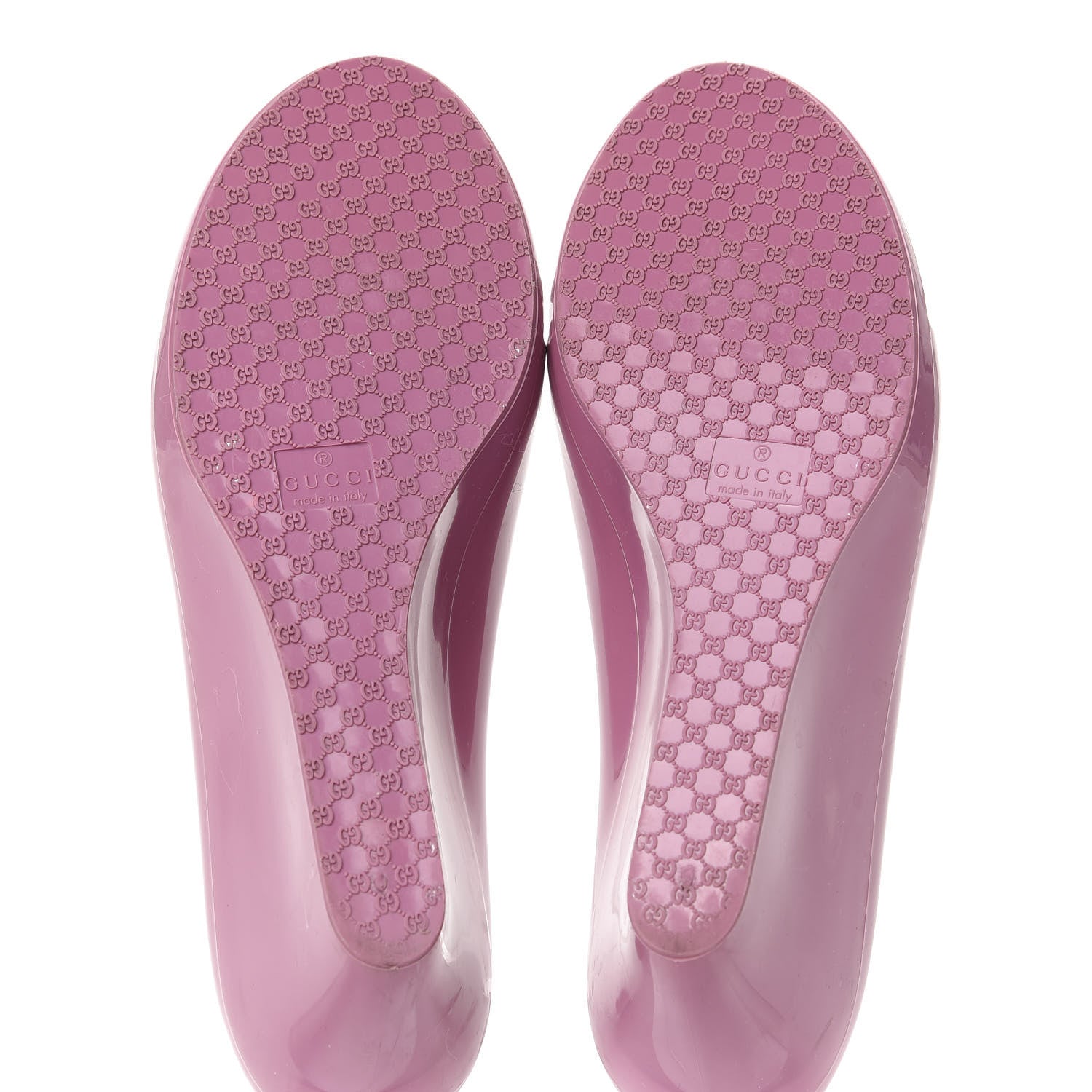 Gucci Rubber Jelly Marola Wedge 39 Fresia Rose 5 of 9