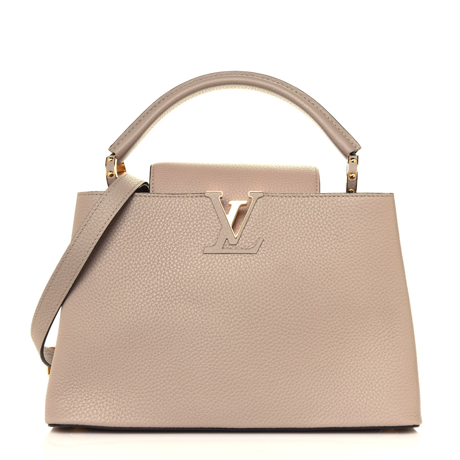 Louis Vuitton Taurillon Capucines PM Galet 1 of 4