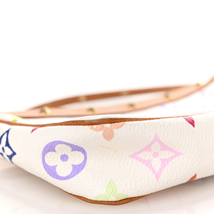 Louis Vuitton Monogram Multicolor Pochette Accessories White 8 of 12