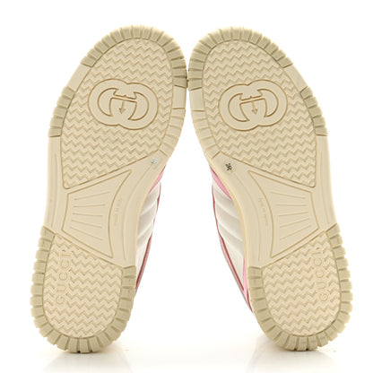 Gucci Calfskin Womens Re-Web Sneakers 36 White Pink 5 of 9