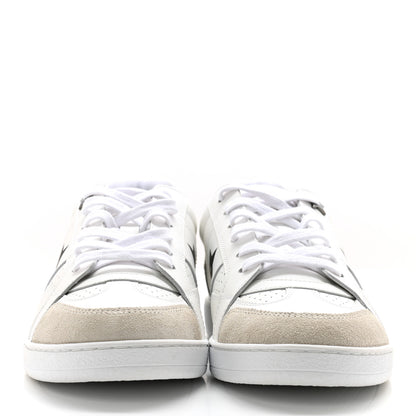 Christian Dior Calfskin Suede Dior Star Low Top Sneakers 36 White Black 2 of 10
