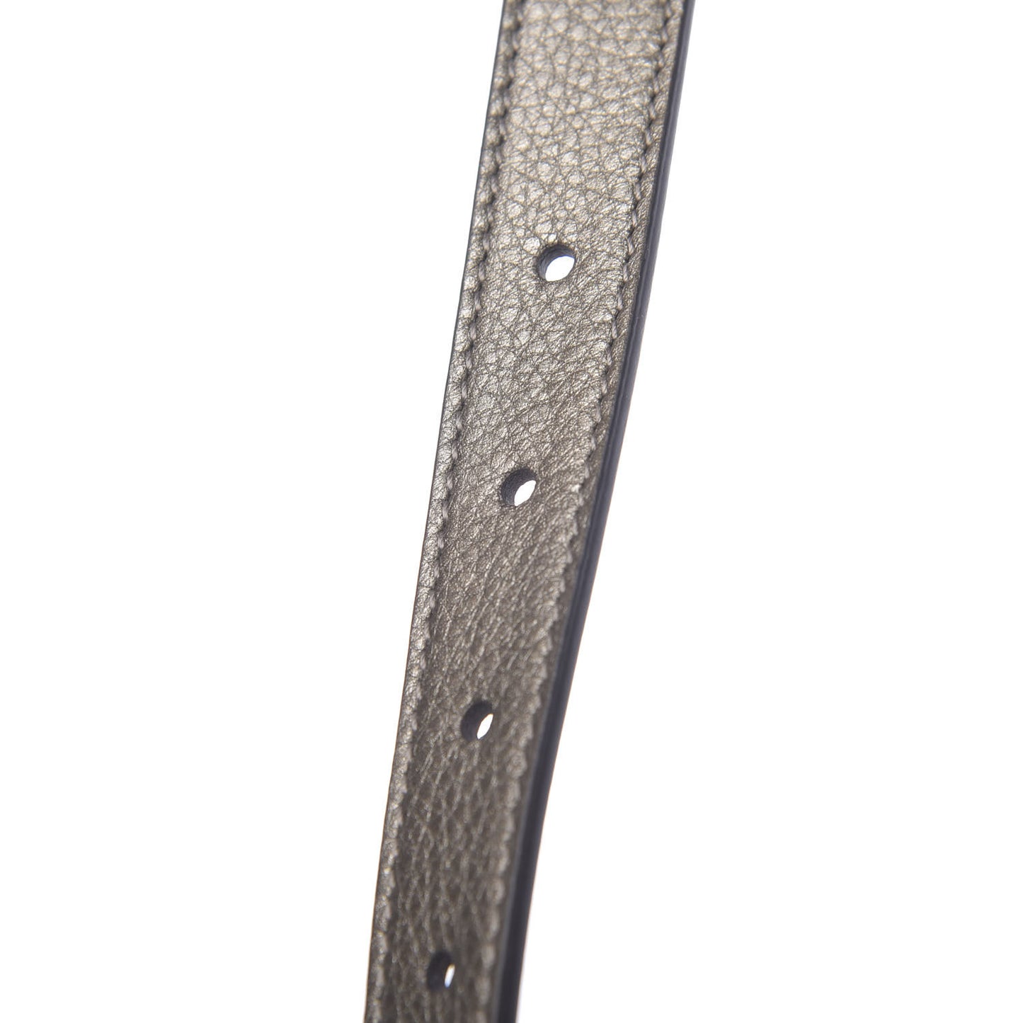 Metallic Calfskin Crystal Interlocking G Belt 90 36 Sasso