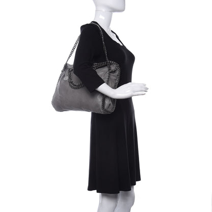 Stella McCartney Shaggy Deer Falabella Fold Over Tote Grey 3 of 12