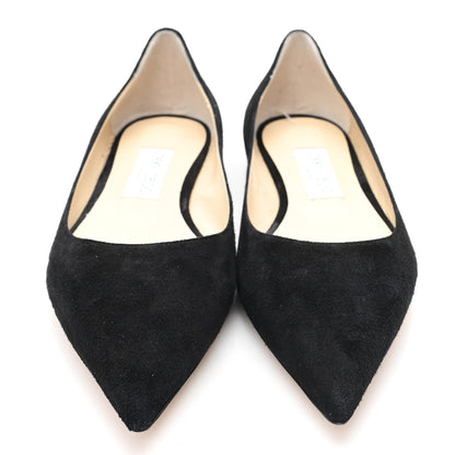 Jimmy Choo Suede Love Flats 39 Black 3 of 9